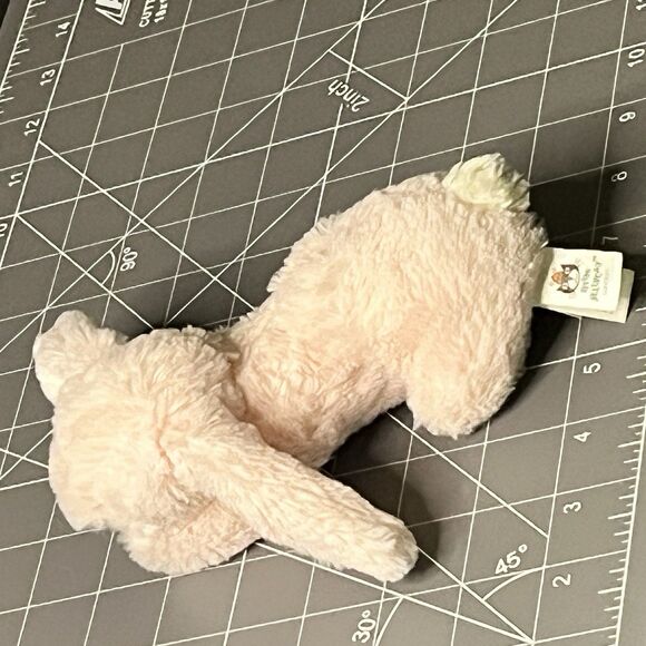 Little Jellycat Pink Bunny Rabbit 6" Stuffed Plush Smudge Crinkle Squeaky Toy - Picture 15 of 15